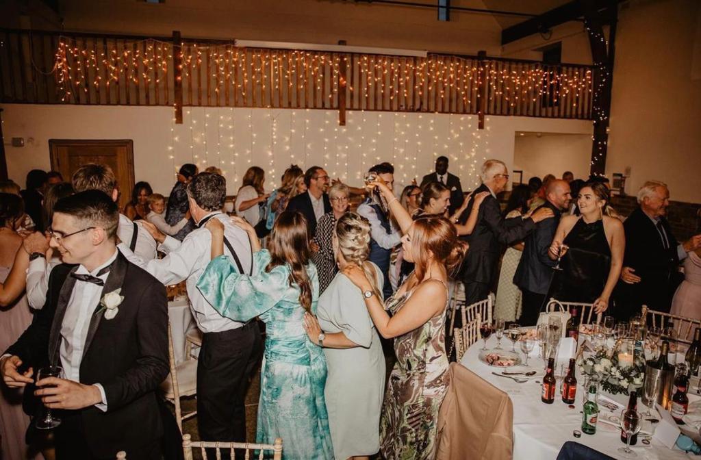 conga line wedding