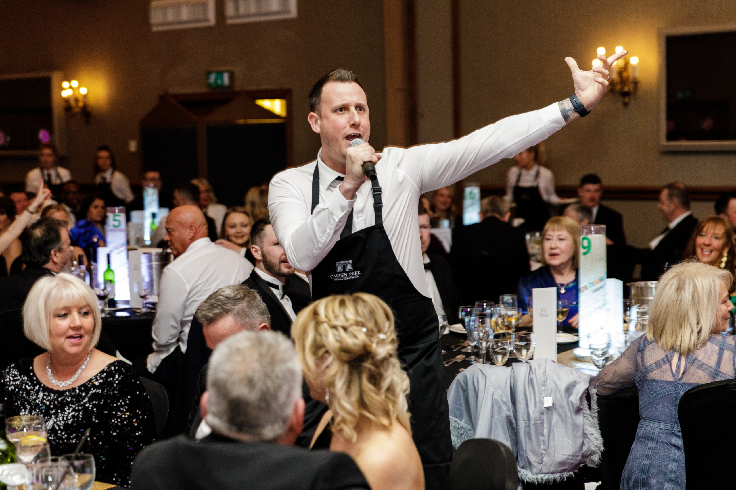 singing waiter corporate