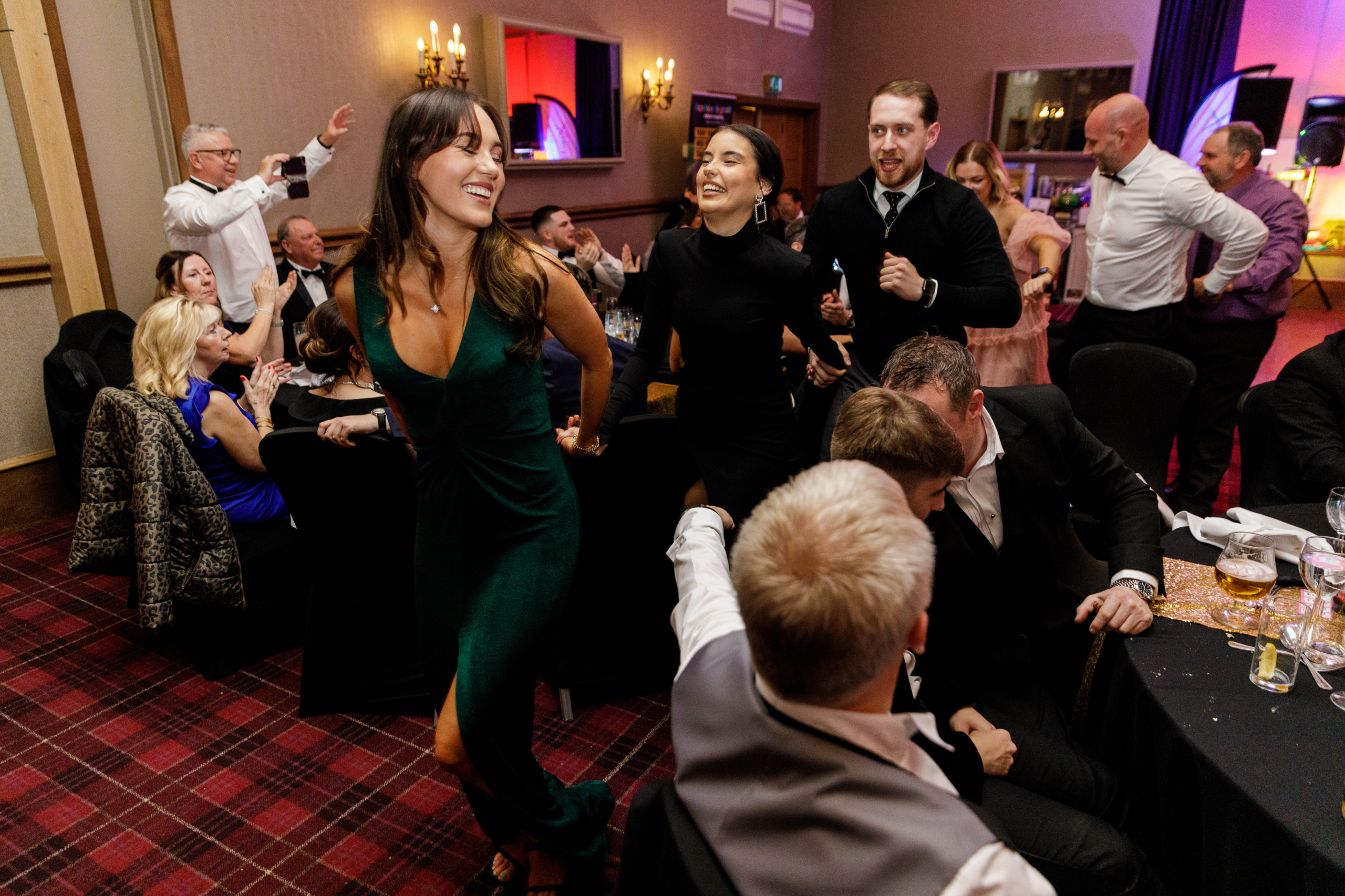 corporate event dancing