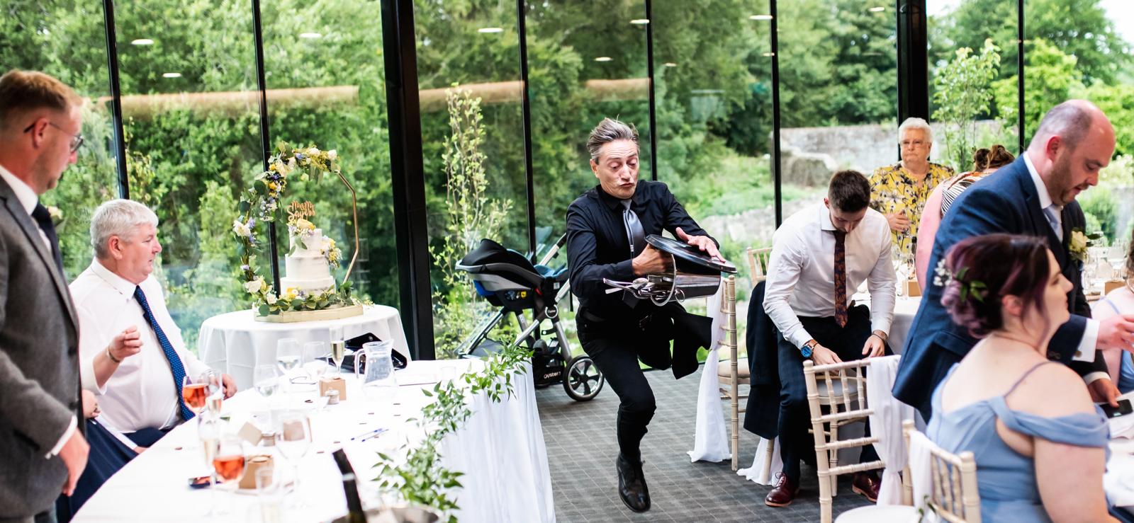 singing waiter fall