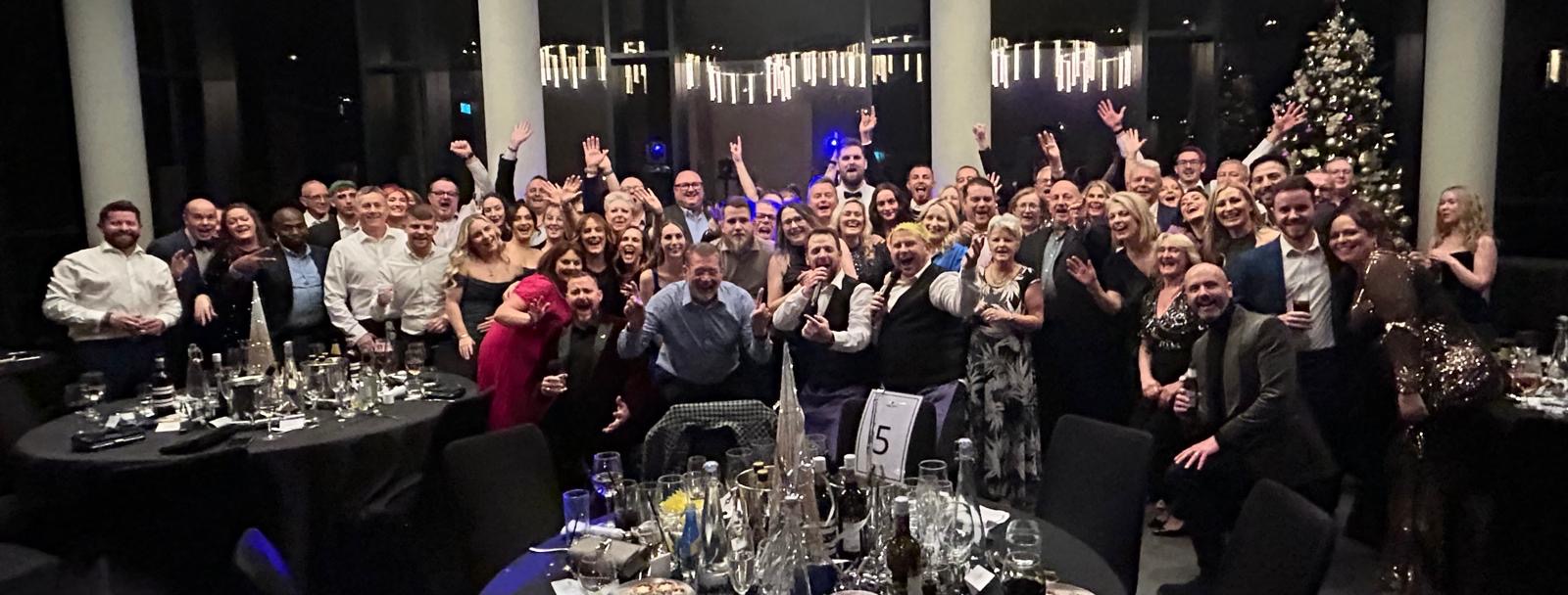 Photograph of Bobst UK & Ireland Christmas Party 2024 with Silver Service Singers
